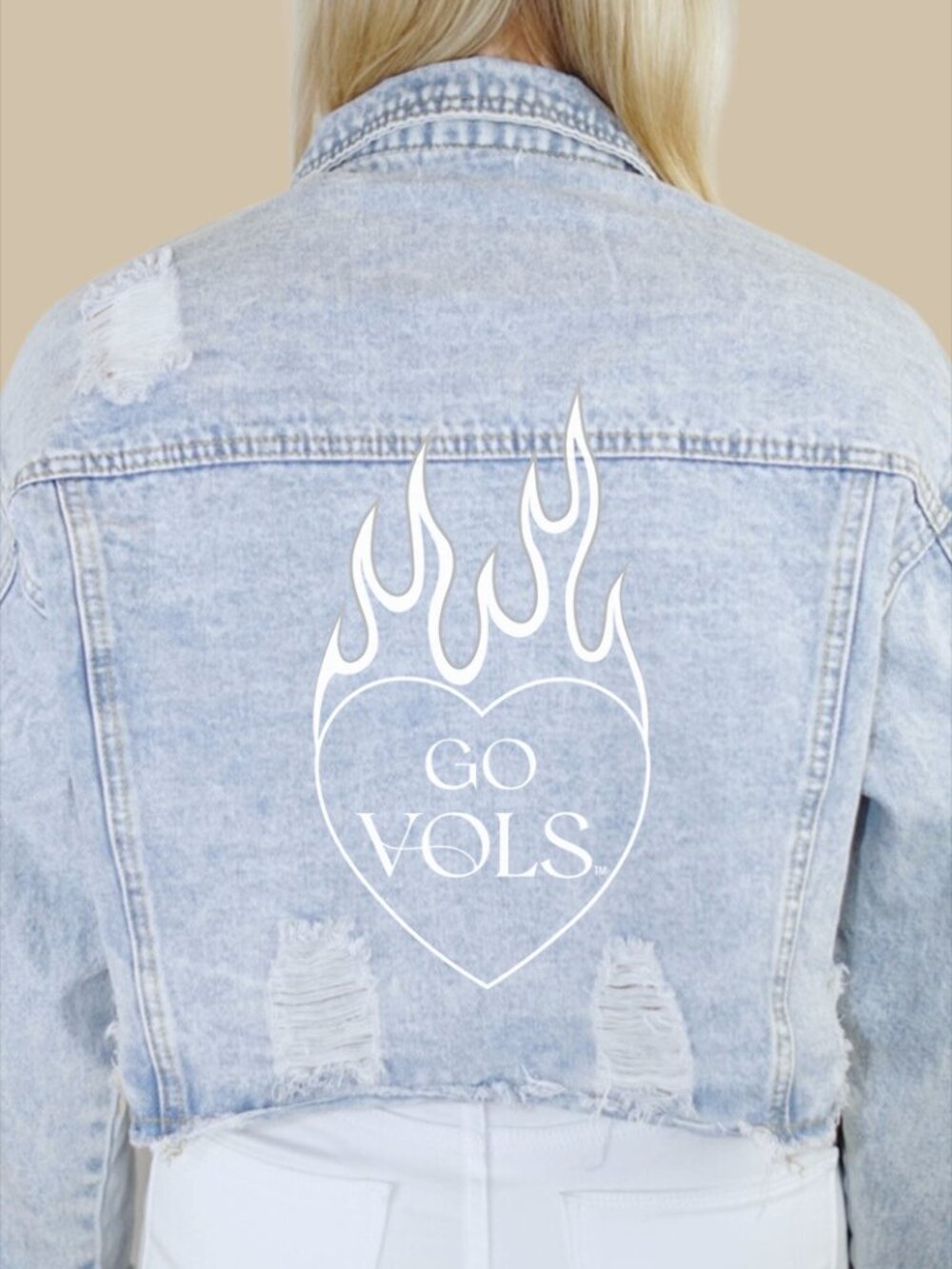 Tennessee Light Wash Denim Jacket, Brand New with tags